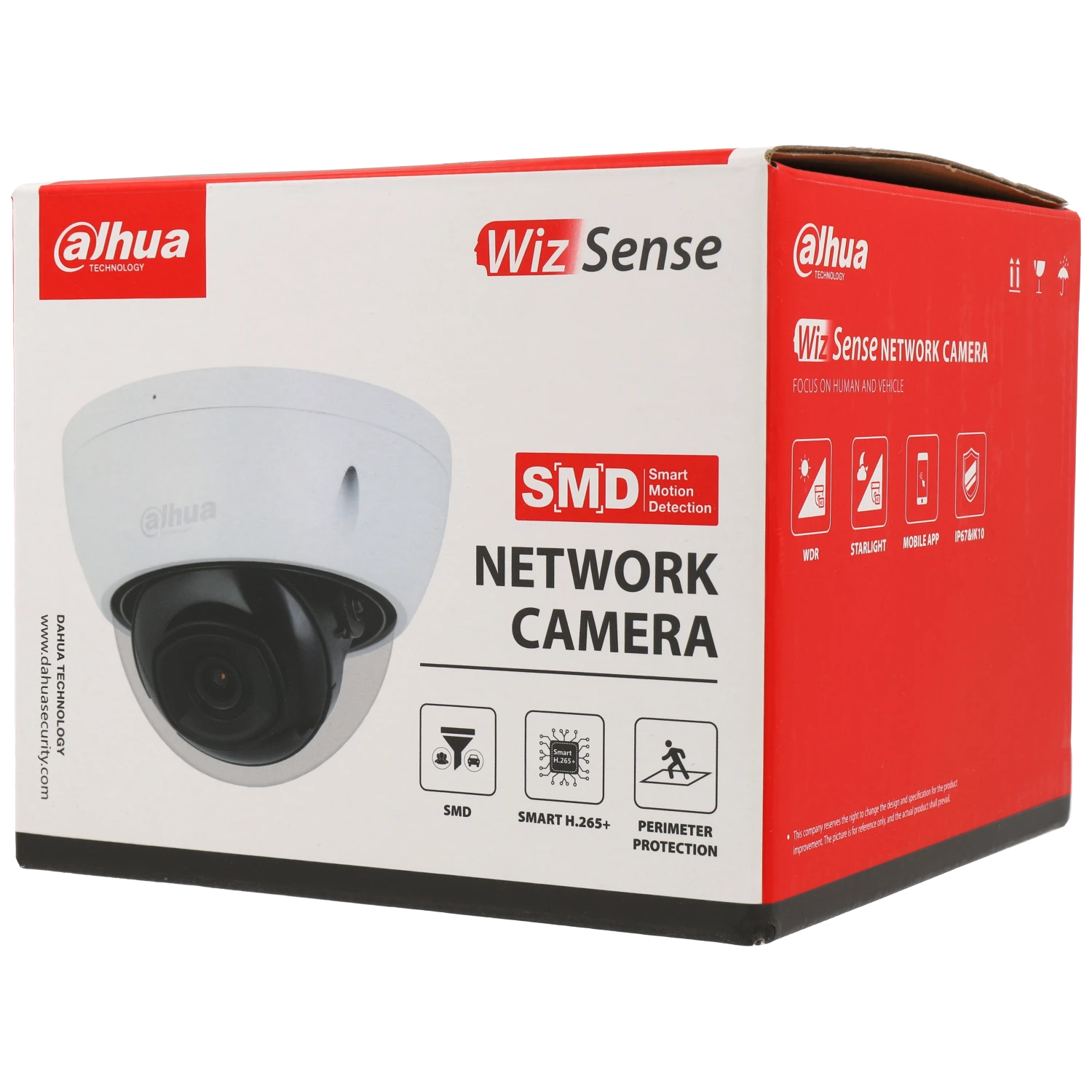 Cámara minidomo ip de 5 megapíxeles y óptica fija