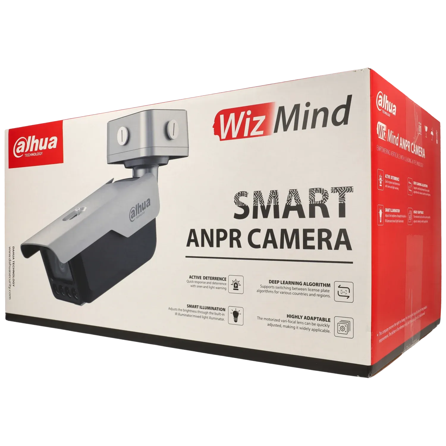 Cámara lectura de matriculas (anpr) ip de 4 megapíxeles y óptica varifocal motorizada (zoom)