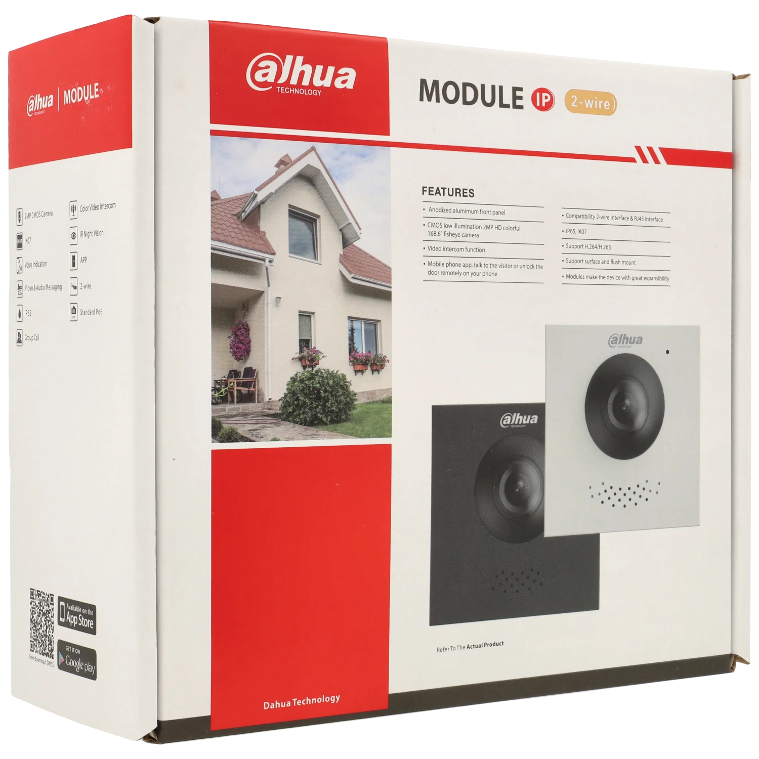 Videoportero IP / 2 hilos con cámara