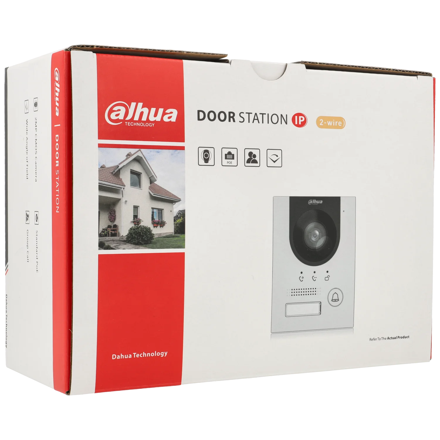 Videoportero 2 hilos / ip para superficie / empotrar