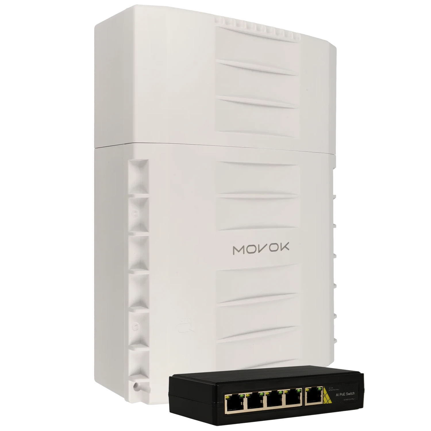 [VK-EXTENDER-0504POE+-60-G-OUT] Switch extensor PoE