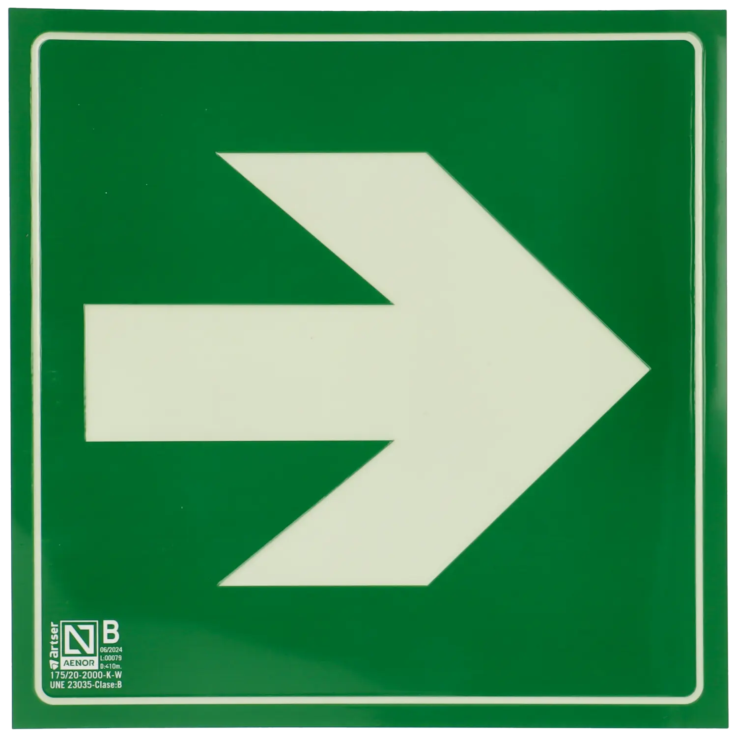 [A-CARTEL-FLECHA-DCHA] Cartel flecha derecha